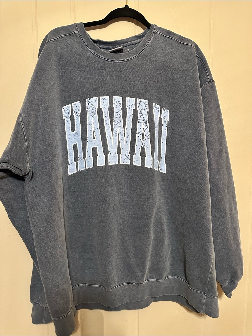 Hawaii Graphic Crewneck Sweatshirt - grey 3XL